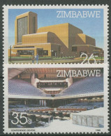 Simbabwe 1986 Harare-Konferenzzentrum 338/39 Postfrisch - Zimbabwe (1980-...)