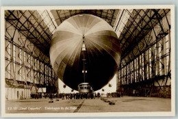 13162906 - LZ 127 Einbringen In Die Halle  Verlag Max Mattes 61192 - Airships