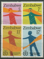 Simbabwe 1981 Internationales Jahe Der Behinderten 251/54 Gestempelt - Zimbabwe (1980-...)
