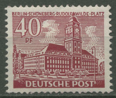 Berlin 1949 Berliner Bauten 52 Postfrisch, Zahnfehler (R80877) - Unused Stamps