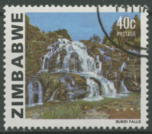 Simbabwe 1983 Wasserfälle Bundi-Fälle 271 Gestempelt - Zimbabwe (1980-...)