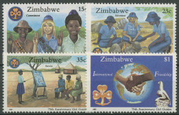Simbabwe 1987 75 Jahre Pfadfinderinnen In Simbabwe Lehrerin 364/67 Postfrisch - Zimbabwe (1980-...)