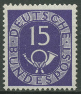 Bund 1951 Freimarke Posthorn 129 Mit Falz - Unused Stamps