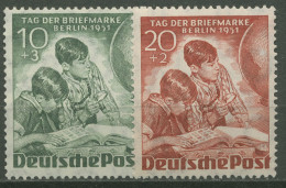 Berlin 1951 Tag Der Briefmarke 80/81 Mit Falz (R80890) - Ongebruikt