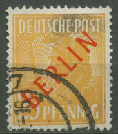 Berlin 1949 Rotaufdruck 27 Gestempelt, Etwas Verfärbt (R80857) - Usati