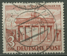 Berlin 1949 Berliner Bauten 59 Gestempelt, Marke Geknickt (R80883) - Usati