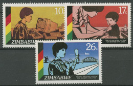 Simbabwe 1985 Frauendekade D. Vereinten Nationen UNO Studentin 335/37 Postfrisch - Zimbabwe (1980-...)