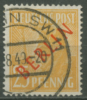 Berlin 1949 Rotaufdruck 27 Gestempelt, Kleiner Zahnfehler (R80854) - Gebruikt