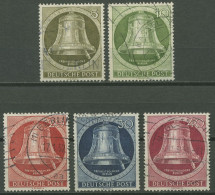 Berlin 1951 Freiheitsglocke Klöppel Rechts 82/86 Gestempelt, Kl. Fehler (R80932) - Used Stamps