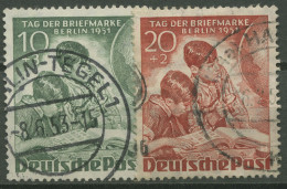 Berlin 1951 Tag Der Briefmarke 80/81 Gestempelt, Kl. Zahnfehler (R80893) - Used Stamps