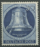 Berlin 1951 Freiheitsglocke Klöppel Links 78 Postfrisch, Kl. Fehler (R80902) - Nuevos