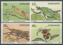 Simbabwe 1988 Insekten Gottesanbeterin Käfer Wanze 374/77 Postfrisch - Zimbabwe (1980-...)