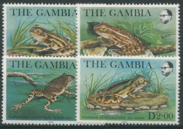 Gambia 1982 Amphibien Frösche 453/56 Postfrisch - Gambia (1965-...)