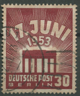 Berlin 1953 Volksaufstand 17. Juni 111 Gestempelt, Verfärbt (R80928) - Used Stamps