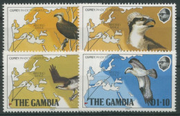Gambia 1983 Greifvögel Fischadler 479/82 Postfrisch - Gambia (1965-...)