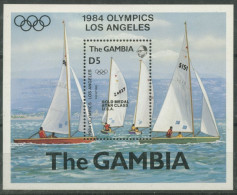 Gambia 1985 Goldmedaille Olympiade Los Angeles Block 17 Postfrisch (C40720) - Gambie (1965-...)