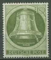 Berlin 1951 Freiheitsglocke Klöppel Rechts 83 Postfrisch, Kl. Fehler (R80930) - Ongebruikt