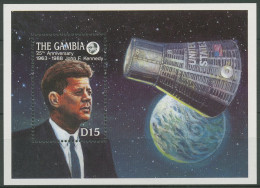 Gambia 1988 John F. Kennedy Block 51 Postfrisch (C62428) - Gambie (1965-...)