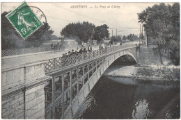 CPA DE ASNIÈRES  (HAUTS DE SEINE)  LE PONT DE CLICHY - Asnieres Sur Seine