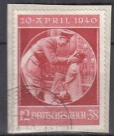 DR  744, Gestempelt, Auf Briefstück, AHs Geburtstag, 1940 - Used Stamps