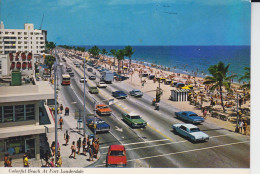 Las Olas Boulevard And Atlantic Boulevard, Fort Lauderdale Floride Beach Animation  ???ROOM Written In Red  CM  2 Scans - Fort Lauderdale