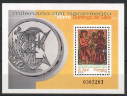 Spain 2001 Mi Block 99 MNH  (ZE1 SPNbl99) - Neujahr