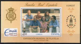 Spain 1996 Mi Block 64 MNH  (ZE1 SPNbl64) - Koniklijke Families