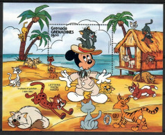 Grenada Grenadines 1985 Mi Block 101 MNH  (ZS2 GGRbl101) - Disney