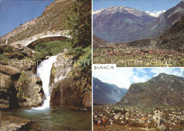 11886201 Biasca Bruecke Wasserfall Totalansicht Biasca - Otros & Sin Clasificación