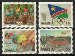 Namibia 1992 Mi 727-730 MNH  (ZS6 NMB727-730) - Sommer 1992: Barcelone