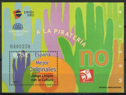 Spain 2002 Mi Block 112 MNH  (ZE1 SPNbl112) - Otros & Sin Clasificación