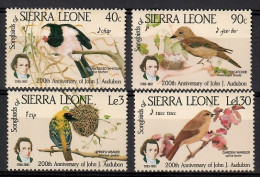 Sierra Leone 1985 Mi 799-802 MNH  (ZS5 SRR799-802) - Sonstige & Ohne Zuordnung