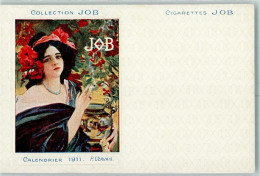 13602306 - Calendrier 1911 P. Gervais  Jugendstil Cigarette Werbung  AK - Unclassified