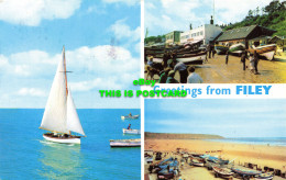 R573522 Greetings From Filey. Dennis. 1969. Multi View - Monde