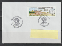 Atm, Lisa 2, MARCOPHILEX 2015, Auvers Sur Oise, LETTRE, FDC, LV 0.68€, Tad ILLUSTRE, VAN GOGH, 17 Et 18 Octobre 2015 - 2010-... Geïllustreerde Frankeervignetten