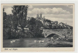 39086606 - Fritzlar.  Ein Blick Auf Eine Bruecke Gelaufen, 1940. Leichte Eckabschuerfungen, Sonst Gut Erhalten - Fritzlar