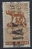 Italy 1960  Olympische Sommerspielen, Rom (o) Mi.1064 - 1946-60: Gebraucht