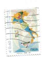 (REPUBBLICA ITALIANA) 2011, TURISMO ITALIANO, MANIFESTO STORICO ENIT - 1 Francobollo Usato - 2011-20: Usati