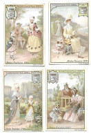 S 825, Liebig 6 Cards, Modes Féminines  (stains) (ref B20) - Liebig