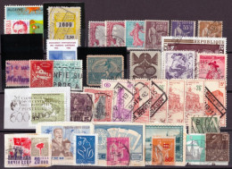 Lot N°63 - Various Countries  37 Stamps ** New  > Used And On Paper Fragment. See Scan Please! - Sammlungen (ohne Album)