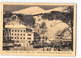 AG2548 MONTE TERMINILLO PIAN DE VALLI ALBERGO ROMA E CHIESETTA MADONNA VITTORIA - Hotel's & Restaurants