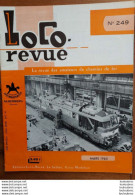 LOCO REVUE N°249 DE 1965 AMATEURS DE CHEMINS DE FER ET DE MODELISME PARFAIT ETAT - Treni