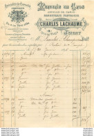 JOIGNY 1896 CHARLES LACHAUME MERCERIE EN GROS - 1800 – 1899