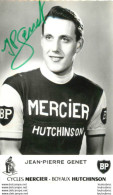 JEAN PIERRE GENET AVEC AUTOGRAPHE DEDICACE ORIGINAL - Cycling