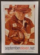 Carte Postale - Septembereleven.net (11 Septembre 2001) In Memory Of All Victims Of Terrorism (pompier New York) - Publicidad