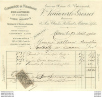 MACON 1904 VARNOVERT SCIERIE MECANIQUE COMMERCE DE MERRAINS BOIS ETRANGERS - 1900 – 1949