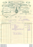 TOURNUS 1933 L.  CHAMBON GENDRE DISTILLATEUR LIQUORISTE - 1900 – 1949