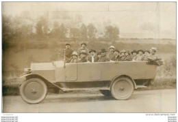 CARTE PHOTO AUTOCAR LIEU NON IDENTIFIE - Busse & Reisebusse