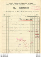 DRUCK CH. TAPISSIER 7 PASSAGE DE MAIN D'OR PARIS A STE DES CHAUSSURES FRANCAISES SUCCURSALE DE PARIS HAUSSMANN 1922 - 1900 – 1949