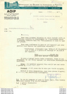 AOIP ASSOCIATION DES OUVRIERS EN INSTRUMENTS DE PRECISION 6 RUE CHARLES FOURIER PARIS 1953 - 1950 - ...